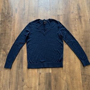 Banana Republic Navy V-Neck Sweater